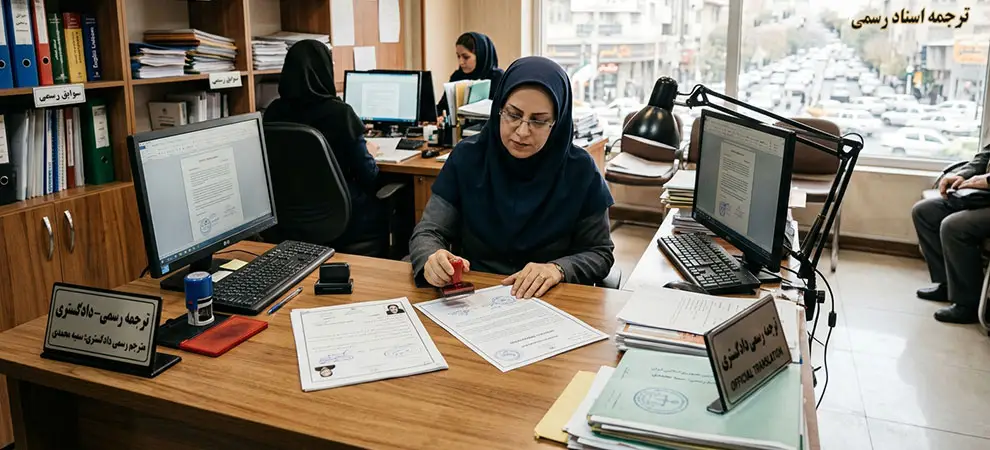 ویژگی ترجمه رسمی