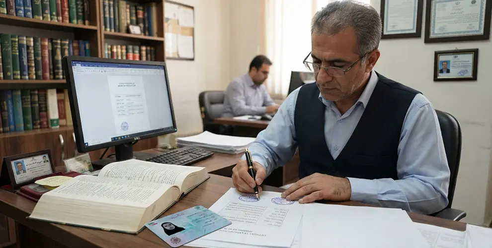 ترجمه کارت ملی با تاییدات